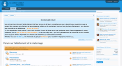Desktop Screenshot of forum.lllfrance.org
